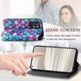 thumbnail image 3 of Compatible avec Realme Gt2 Pro Étui Portefeuille Coloré Fente pour Carte en Cuir Pu Support Magnétique Blocage Rfid, 3 of 3