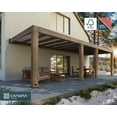 thumbnail image 3 of Canopia by Palram Helsinki 10 ft. x 28 ft. Patio Cover Kit - Cedar Wood, 3 of 8
