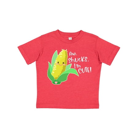 

Inktastic Aw Shucks I m Cute! Corn Humor Gift Toddler Boy or Toddler Girl T-Shirt