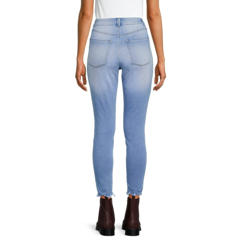 No Boundaries Junior's Cozy Curvy Denim Jeggings 