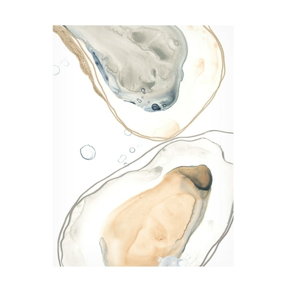 June Erica Vess 'Ocean Oysters IV' Canvas Art