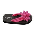 thumbnail image 2 of CQONEPT Flower Flip Flops for Women with Arch Support Comfortable Slip on Slippers Walking Sandals Slides Casual Lightweight Dressy Slippers Hot Pink 40, 2 of 6
