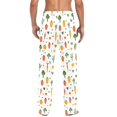 thumbnail image 4 of FORMRS Mens Pajama Pants with Pockets Soft Cotton Sleepwear Lounge Bottoms, Sizes S-2XL, Green Cute Vegetables, 4 of 7