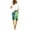 Green, variant on Fshinging Women Summer Casual Shorts 2025 Fashion Print Prints Lacing Beach Pants Pocket Five Point Pants Dressy Work Shorts