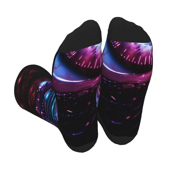 Vsdgher v Unisex Crew Socks Lightweight Breathable Ventilation Ankle Socks, Mid-calf socks for Daily
