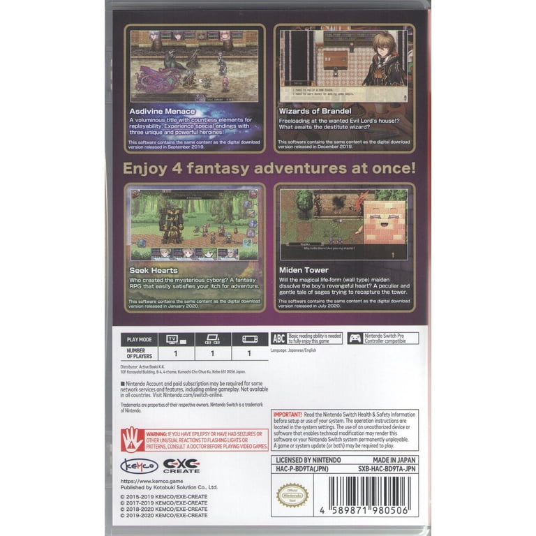Kemco RPG Selection Vol. 5 for Nintendo Switch - Walmart.com