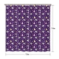 thumbnail image 5 of Purple Cartoon Unicorn Dress Rainbow Crown Pattern Shower Curtain 72"x72" ,Bathroom Decorative Shower Curtains Set with 12 Hooks,Modern Waterproof Washable Shower Curtain, 5 of 6