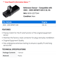 thumbnail image 2 of Reference Sensor - Compatible with 2003 - 2005 INFINITI G35 3.5L V6 2004, 2 of 2
