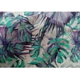 thumbnail image 5 of oneOone Cotton Silk Turquoise Green Fabric Leaves Dress Material Fabric Print Fabric By The Yard 42 Inch Wide, 5 of 6