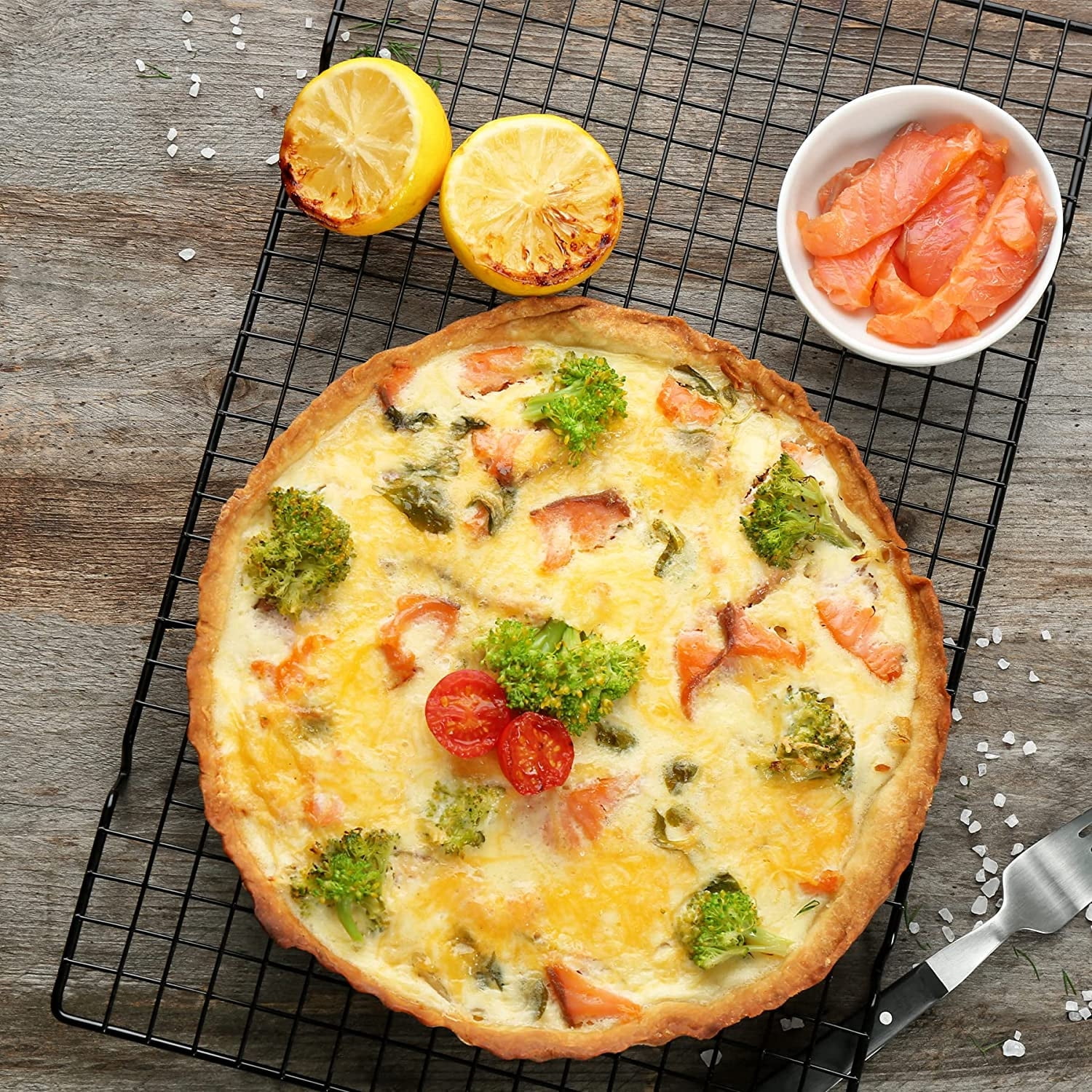 Set of 4 Cooling Racks for Baking, Small Quarter Grid, Heavy Duty