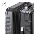 thumbnail image 6 of iFLY Fibertech 2-Piece Expandable Hardside Spinner Luggage Set – 20" Carry-On & 28" Checked, Black, 6 of 11