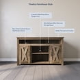 thumbnail image 3 of BELLEZE TV Stand Media Entertainment Center Console - Corin (Wood), 3 of 6
