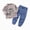 H164-Blue, variant on TOWED22 Little Big Boys Girls Pajamas Set Kids PJs Cotton Fall Winter Sleepwear 6-12 Months 12-24 Months 2t 3t 4t 5t 6t 7t 8t 9t Children,Green,1-2 Y