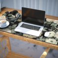 thumbnail image 3 of Long Mouse Pads for Desk,Pioneer Flower Floral Print Pattern Desk Mats on Top Of Desks, Desk Mouse Pad Extra Large with 3mm Non-Slip Base and Stitched Edge for Gaming,Office,Work,Home 35.4"x15.7", 3 of 6