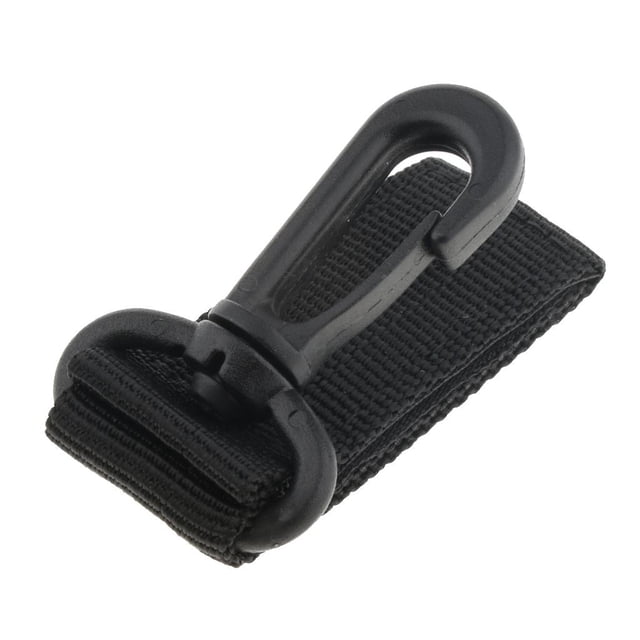 S SERENABLE Nylon Key Hook Webbing Buckle Hanging Belt Carabiner Clip, 360 Degree Rotation, 6
