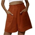 thumbnail image 2 of Tawop Women Shorts Summer Shorts for Women High Waist Pockets Jeans L, 2 of 6