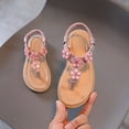 thumbnail image 5 of Cathalem Girls' Sandals Girls Sandals Toddler Girls Sandals Little Girls Kids Summer Princess Shoes Toddler Sandals (Pink,10.5), 5 of 6