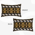 thumbnail image 2 of Cauagu traditional Elephant Print Pillow Covers with Envelope Closure,1PC Pillow Cases Decorative Pillow Case for Bed & Couch, Pillows Not Included-14"x20", 2 of 6