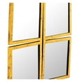thumbnail image 4 of Pasargad Home  Byzantine Nico Square Wall Mirror, Clear/Gold - 22.25"x22.25"x1", 4 of 5