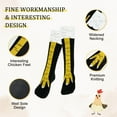 thumbnail image 6 of Crazy Funny Chicken Feet Socks for Women Men, 3D Novelty Gag Gift Stocking Stuffers, White Elephant Gifts for Adults, 6 of 6