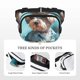 thumbnail image 5 of Balery Stylish Dog in Denim Outfit Mochila Cinturón para Mujeres y Hombres, Bolsa de Cintura Impermeable de Doble Capa con Correa, 5 of 9
