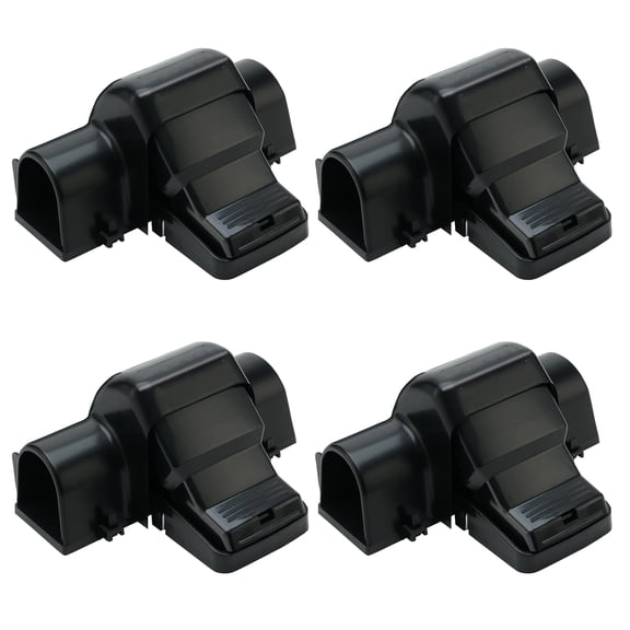 BARLAS Tunneled Safe Pest Control Rat Trap | Humane Dual Entry Traps for Rats and Mice | Rat Snap Traps with Safe Pedal Design| Outdoor Rodent Catcher for Home Office or Restaurants-Pack of 4