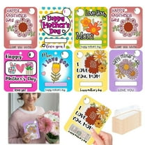 Happy Mother's Day Gift Card Wallet, We Love Mom Party Money and Gift Card Sleeves, Nifty Gifty Card Wallet Holders - Set of 8