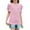 Pink, variant on Efsteb Summer Shirts for Girls Fashion Puff Short Sleeve Tops Round Neck Casual Solid Color Tunic Tshirt (Blue,4 Years)