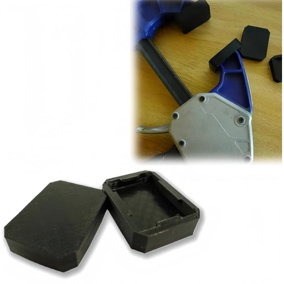 4PC Non-Slip Replacement Pads Compatible with Irwin Quick-Grip Bar Clamps, Easy Snap-On Jaw Grips for Woodworking & DIY Projects