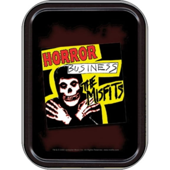 Stash Tins Misfits Horror Business Storage Container 4.37" L x 3.5" W x 1" H