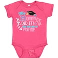 thumbnail image 3 of Inktastic My Mommy Did It and She Did It for Me with Graduation Cap Girls Baby Bodysuit, 3 of 5
