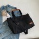 thumbnail image 1 of Bolsa Bolsos de hombro vintage de mano grande de lona simple para mujer (negro) Likrtyny Para Estrenar, 1 of 7