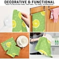 thumbnail image 7 of Kitchen Towels Yellow Slices Lemon Pattern Cleaning Towel Absorbent Hand Towels Tea Towels for Home Restaurant Dish Clean 28" x 18", 1PC, 7 of 7