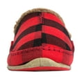 thumbnail image 2 of Deer Stags Unisex Nordic Plaid Slipper - Red/Black - 13 Medium, 2 of 9