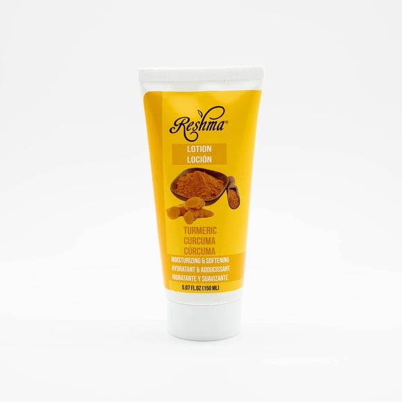 Reshma Beauty Loción de cúrcuma Loción facial y corporal para piel normal a seca con extracto de cúrcuma hidrata y calma la piel 5.07 fl oz Paquete de 1