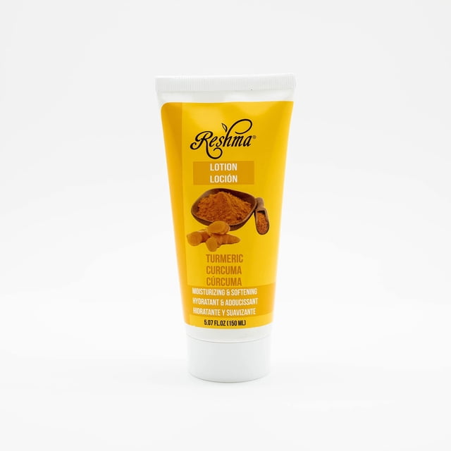 Reshma Beauty Loción de cúrcuma Loción facial y corporal para piel normal a seca con extracto de cúrcuma hidrata y calma la piel 5.07 fl oz Paquete de 1
