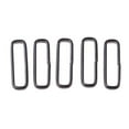 thumbnail image 2 of lionlar 5pcs Stainless Steel Rings Nylon Strap Watchband Buckle Accessory18mm-24mm - Black 22mm, 2 of 6