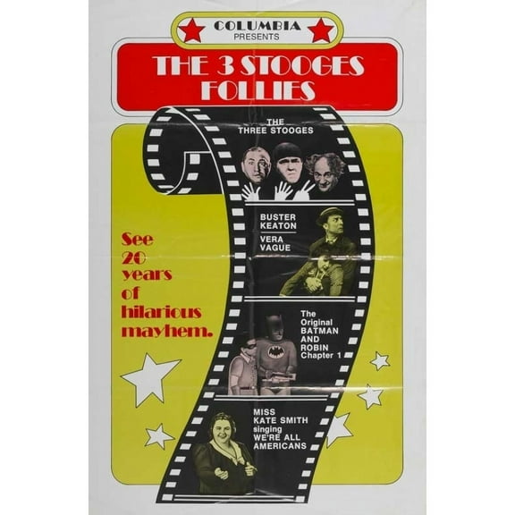 The Three Stooges Follies Movie Poster (11 x 17)