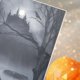 thumbnail image 2 of Decoración con patrón transparente para fiestas espeluznantes, adorno acrílico con temática de Halloween de 14 x 21 cm, 2 of 5