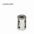 thumbnail image 1 of Steel rigid shaft coupling 6.35MM-5MM 6.35MM-5MM, 1 of 5