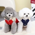 thumbnail image 2 of Abrigo de invierno cortavientos para perros, chaqueta para perros, chaleco cálido para perros, ropa para mascotas para clima frío (rojo), 2 of 6
