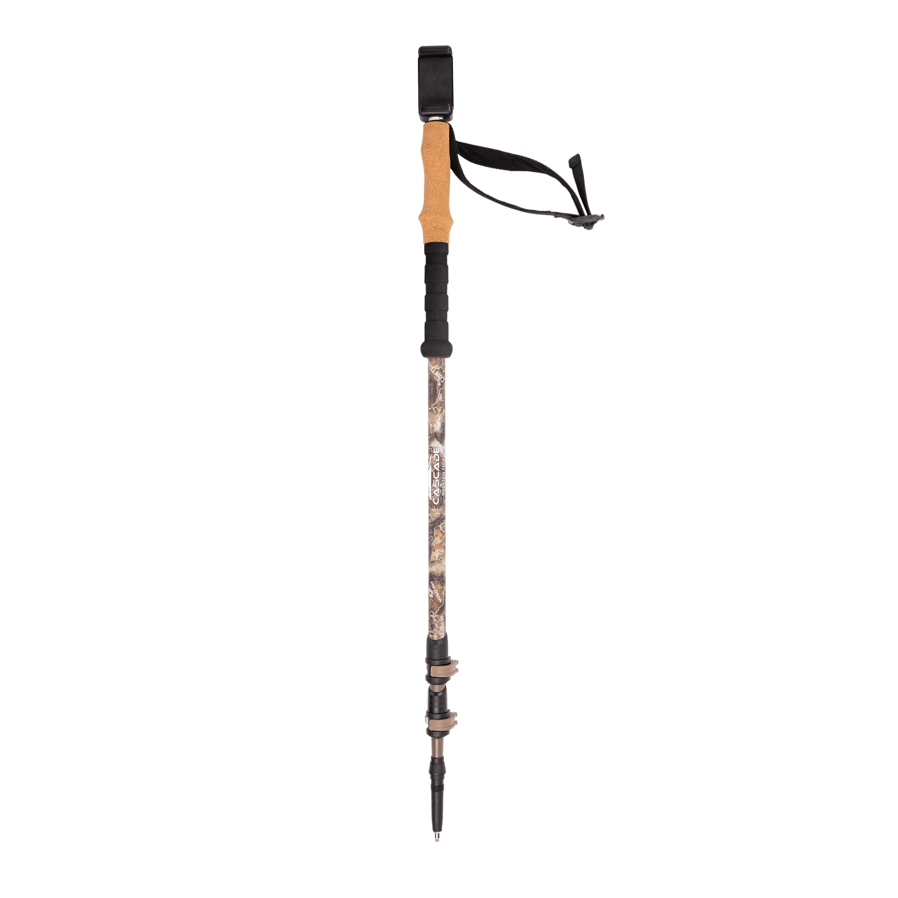 Cascade Mountain Tech Mossy Oak Elements Contour Pattern Carbon Fiber Monopods