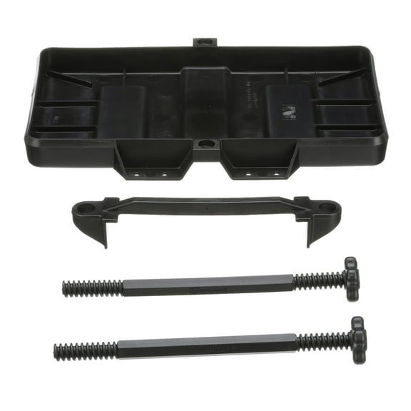 Attwood 9098-5 Heavy-Duty Adjustable Battery Tray, Black Plastic
