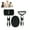 Black, variant on 3PCS Dog Grooming Kit - Deshedding Brush, Slicker Brush, Bath Brush and Comb for Pet Supplies (Green Black)