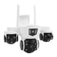 thumbnail image 5 of Cámara Cámara De Seguridad Solar De 3 Lentes Ultra HD Detección Humana A Prueba De Agua WiFi Cámara Exterior Giratoria Multiángulo Con Aplicación Para El Hogar, 5 of 7