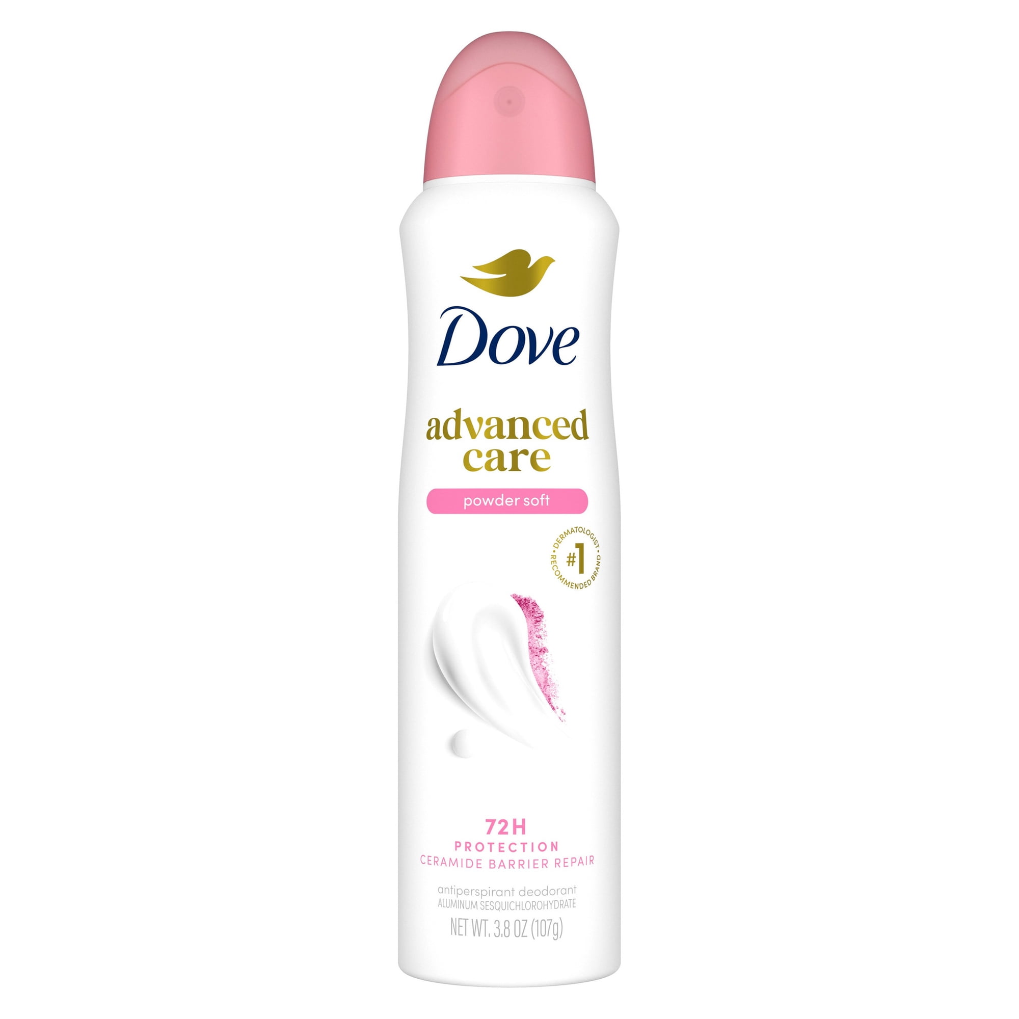 Dove Advanced Care Antiperspirant Deodorant Spray Antiperspirant Deodorant To Help Skin Barrier Repair After Shaving Powder Soft,3.8 oz