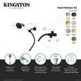 thumbnail image 4 of Kingston Brass KX1067BD Victorian Hand Shower Kit, Brushed Brass, 4 of 5