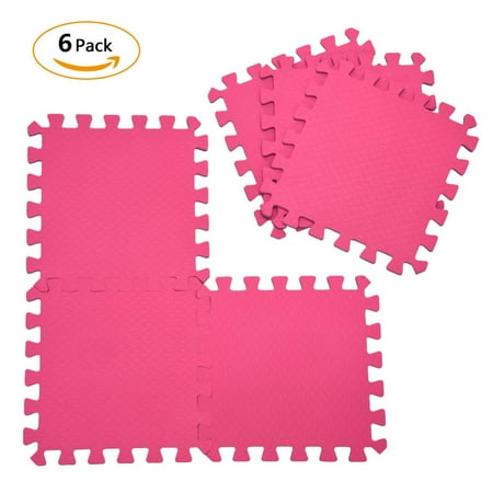Walfront 6pcs Exercise Mats 6pcs Exercise Mats Outdoor Indoor