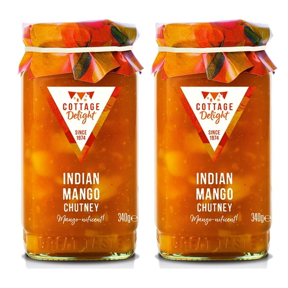 Cottage Delight Indian Mango Chutney 340g (2 pack)