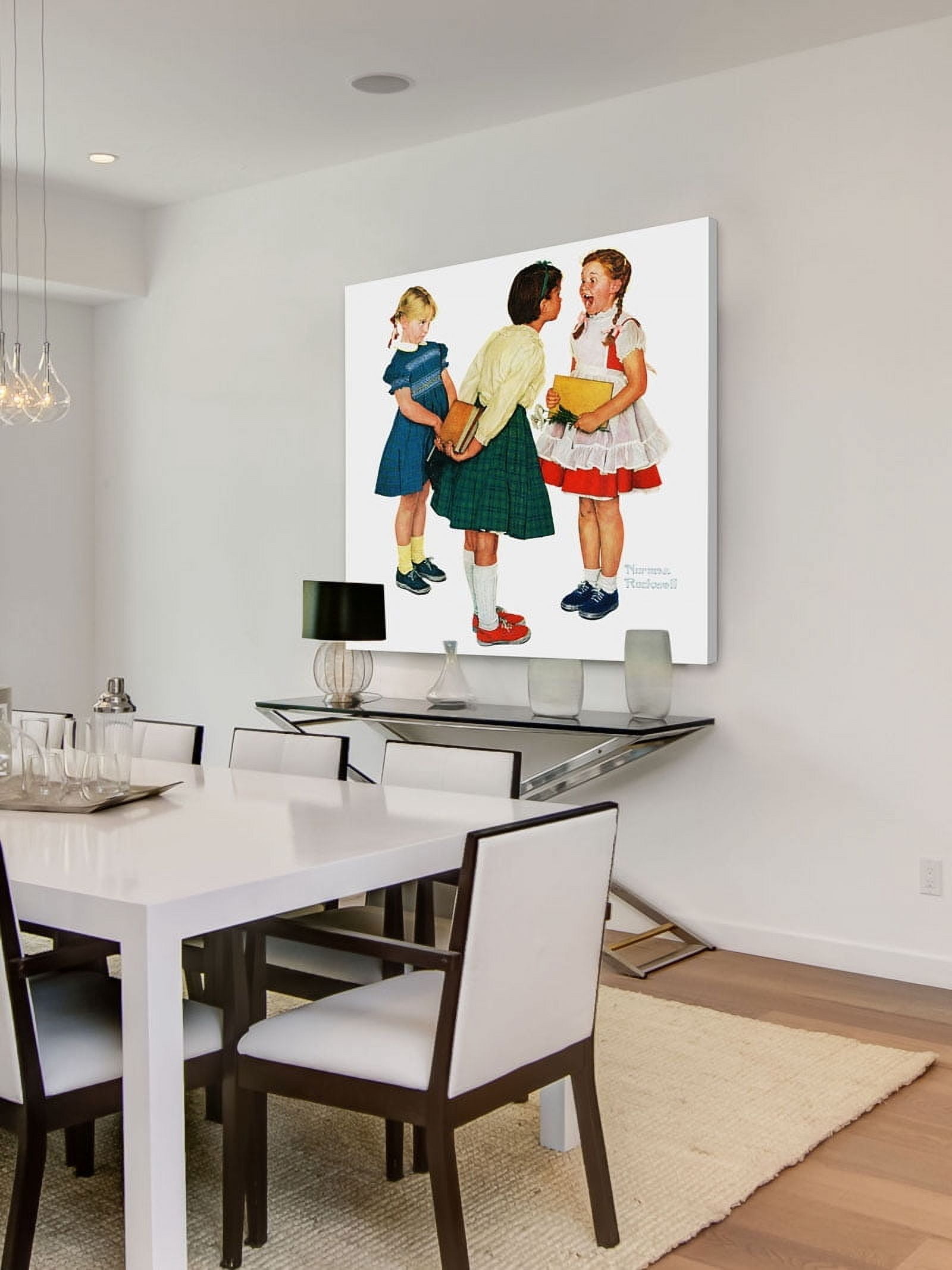 Marmont Hill "Missing Tooth" by Norman Rockwell Painting Print on Canvas